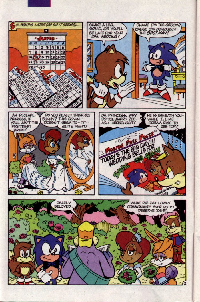 Sonic - Archie Adventure Series November 1994 Page 2